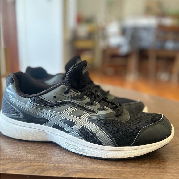 Asics Stormer Running Mens Shoes Size 12, Color: Grey/Black - Picture 4 of 7